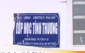 LỚP HỌC TÌNH THƯƠNG PHƯỜNG PHÚ MỸ