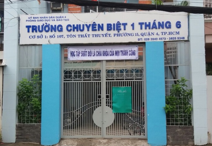 TRƯỜNG CHUYÊN BIỆT 1 THÁNG 6 QUẬN 4